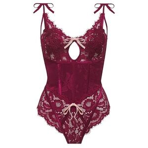 For Love And Lemons Noelle Lace Bodysuit